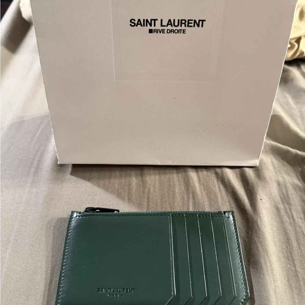 Saint Laurent Green Card Holder